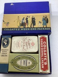 Vintage 1920s Colgate Toiletries Gift Set
