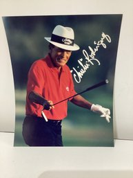 Autographed World Golf Hall Of Famer 'Chi Chi' Rodriguez Photo