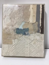 Daga Ramsey M/M Fabric Collage, 'Iceland Series', C.1980s, Signed Vertically Upper Right