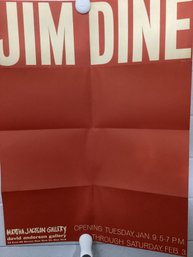 Jim Dine Martha Jackson Gallery Exhibition Poster, 1966