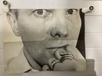 Vintage Exhibition Poster Of The American Artist Ray Johnson (19271995)