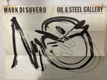 Mark Di Suvero, Mark Di Suvero, Original Oil & Steel Gallery Exhibition Poster, 1983