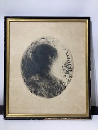 Print Titled 'Veneziana II' Dedicated Artist Proof Signed Bumbeck Dated 66