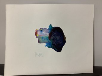 Signed Peter Tripp  Acrylic On Paper