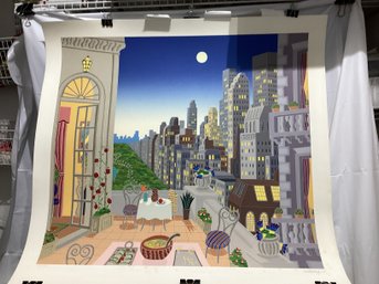 Thomas McKnight 'Midtown From The Manhattan Penthouse ' Signed & Numbered