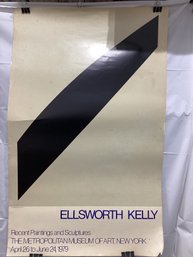 1979 Poster 'Ellsworth Kelly: Recent Paintings And Sculptures' Held At The MOMA In New York