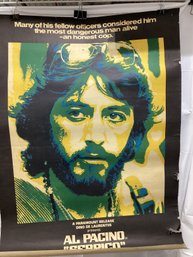 1973 Movie Poster For The Film Serpico Starring Al Pacino
