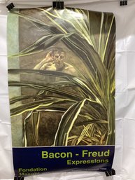 1995 Exhibition Poster For A 1995 Joint Exhibition Featuring Artists Francis Bacon And Lucian Freud