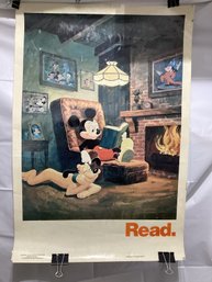 1978 Disney 'Read' Poster Produced For The American Library Association