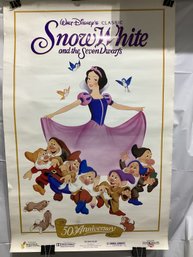 Disney Snow White & The 7 Dwarfs, 50th Anniversary Movie Poster