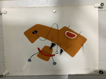 Original Limited Edition  A/P 27/30 Titled The Rocking Horse Signed Illegibly