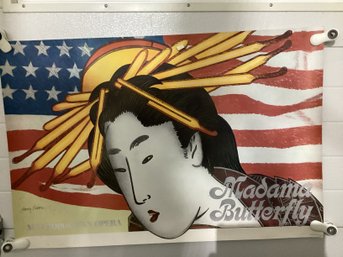 1978 Larry Rivers, Metropolitan Opera - Madama Butterfly, Poster