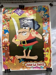 1969 Mail-away Poster Featuring Jean LaFoote From Cap'n Crunch Cereal