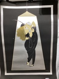 Limited Edition Serigraph Print Titled 'Dancing In The Dark' By Artist Jorge Acevedo Rafael Printers Proof