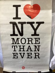 Remembering 9/11 Through Milton Glasers I Love New York More Than Ever SVA Poster 2001