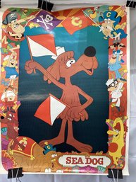 1969 Mail-away Poster Featuring The Cap'n Crunch Character Seadog