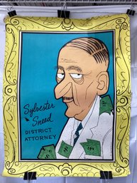 Vintage 1950s Poster For Harolds Club, A Famous Casino In Reno, Nevada