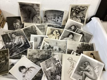 32 Original Black & White Photos Of Fine Art