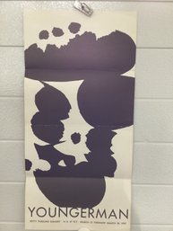 1958  Jack Youngerman Exhibition Poster Betty Parsons Gallery