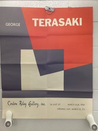 1959  George Terasaki At The Condon Riley Gallery In New York Exhibition Poster