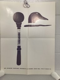 Exhibition Poster Featuring The Work Of American Artist Ray Johnson