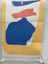 1965 Helen Frankenthaler Exhibition Poster For A Preview At The Andre Emmerich Gallery