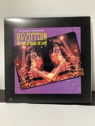 Laser Disc  Led Zeppelin 'The Song Remains The Same'