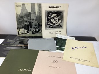 Collection Of Vintage Art Publications, Primarily Exhibition Catalogs, Related To  Artist Georges Rouault