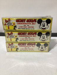 3  1978 Mickey Mouse Commemorative Belt