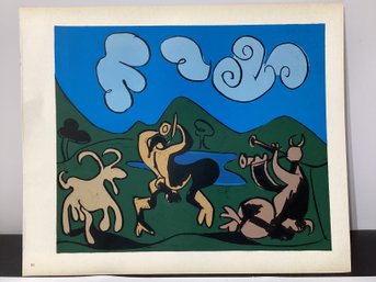 Picasso   Book Plate Titled 'Faunes Et Chvre' (Fauns And A Goat)