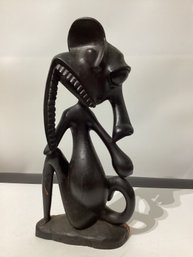 African  Makonde Shetani  Wooden Sculpture