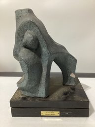 Terracotta Sculpture By Seymour Meyer Titled Fantasy