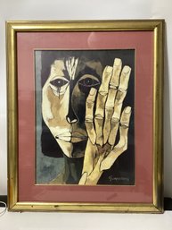 Oswaldo Guayasamin Framed Print