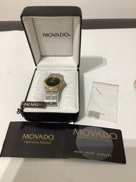 Movado Museum Sports Edition Watch Model 81 A2 877.4