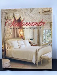 Hardcover Interior Design Book Titled 'Scalamandr: Luxurious Home Interiors'.    Author: Brian D. Coleman