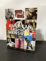 Hardcover Coffee Table Book 'American Fashion Menswear'