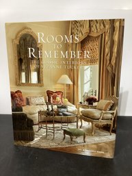Interior Design Book Rooms To Remember: The Classic Interiors Of Suzanne Tucker Signed