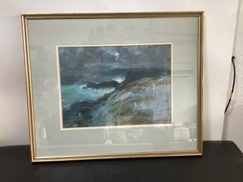 Watercolor Oarweed Cove  By Don Stone