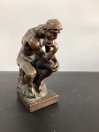 Reproduction Of Auguste Rodin's Iconic Bronze Sculpture, 'The Thinker'