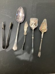 Vintage  Silver-plated Serving Utensils.