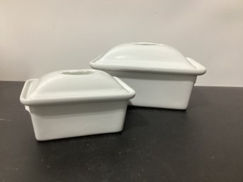 Livuyt Covered Bakers, Designed For Oven-to-table Use.