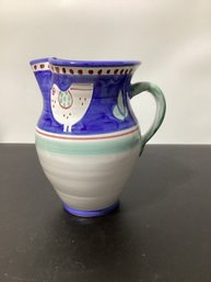 Vintage Vietri Ceramica Solimene Ceramic Pitcher