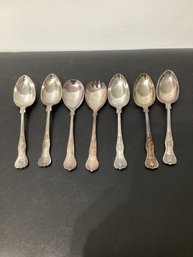 7 Silver-plated Flatware Items Manufactured By Garrard & Co