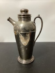 Vintage Silverplated Martini Shaker Pitcher   Crescent Silverware Mfg. Co