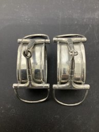 Vintage Vagabond House Pewter Napkin Rings Designed To Resemble Horse Snaffle Bits