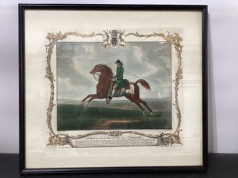 Childers The Fleetest Horse That Ever Run At Newmarket Vintage Print