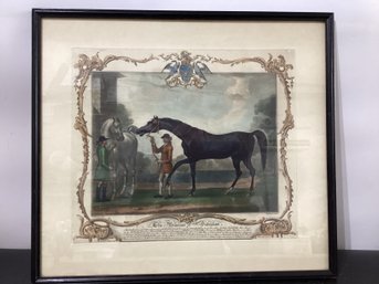 Vintage Framed Print Titled 'The Portraiture Of Babraham'. Artist Richard Houston