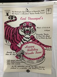 Washington Square Players (WSP) Poster Kurt Vonnegut