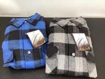 Fieldmaster Brand Buffalo Plaid Flannel Shirts 16-16.5