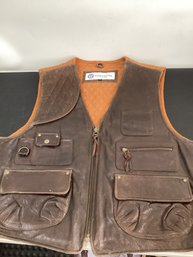 Vintage Smith & Wesson Leather Tactical Vest Size L